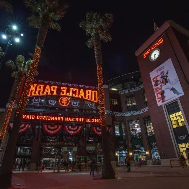 Oracle Park Willie Mays Plaza Entrance